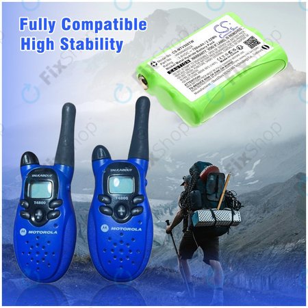 Baterie pentru Motorola Talkabout T280, T200, T82, T82 Extreme, 700mAh, Ni-MH, 3.6V, HKNN4002A, HQ