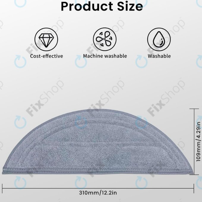 Mop, 2 buc. pentru Xiaomi Roborock Saros 10