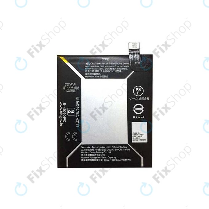 Google Pixel 3a - Baterie G020E-B 3000mAh - G823-00105-01 Genuine Service Pack