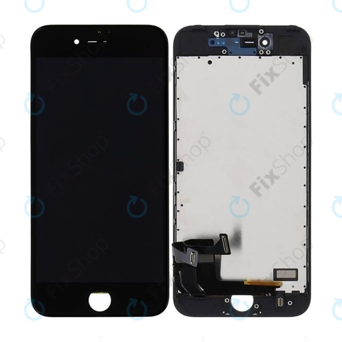 Apple iPhone 7 - Ecran LCD + Sticlă Tactilă + Ramă (Black) In-Cell FixPremium