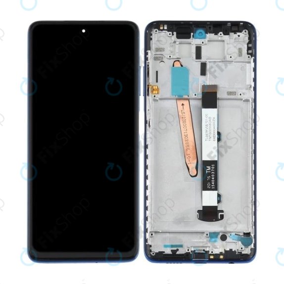 Xiaomi Poco X3 NFC - Ecran LCD + Sticlă Tactilă + Ramă (Cobalt Blue) TFT