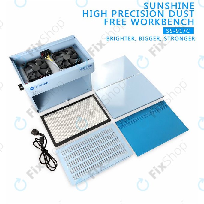 Sunshine SS-917C - Banc de Lucru Fără Praful pentru Reparații