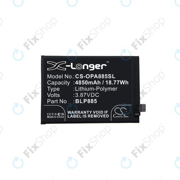 Oppo A96 CPH2333 - Baterie BLP885 4850mAh HQ