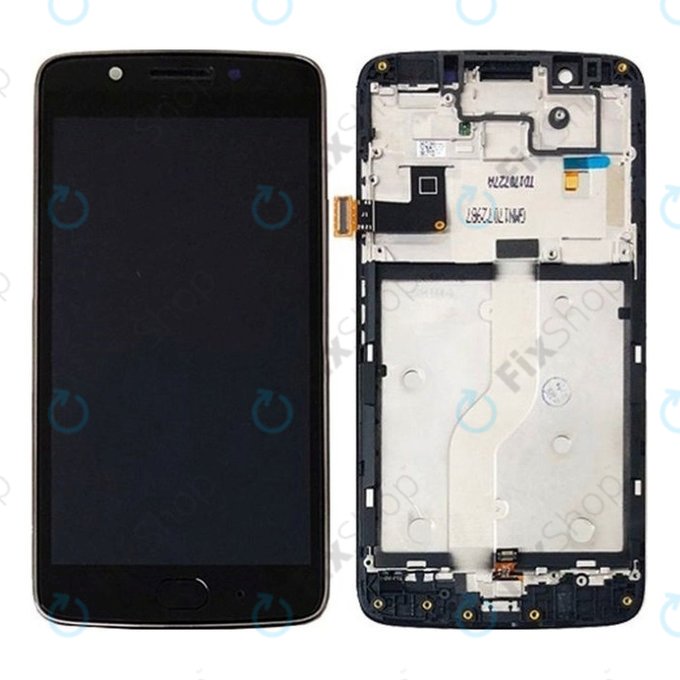 Motorola Moto G5 XT1676 - Ecran LCD + Sticlă Tactilă + Ramă (Black) TFT