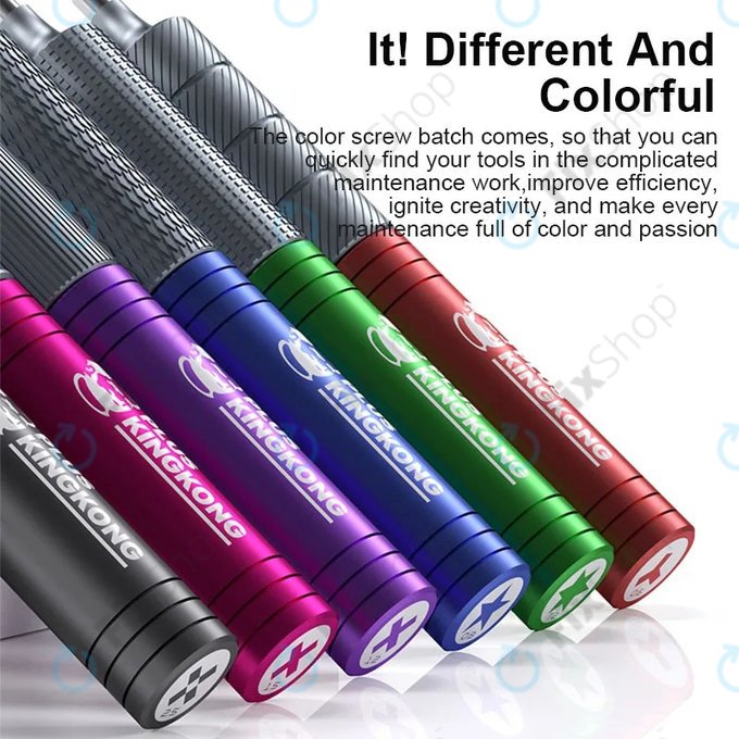 Mechanic KING KONG+ - Set șurubelnițe Torx, Tri-point, Cross - 6buc