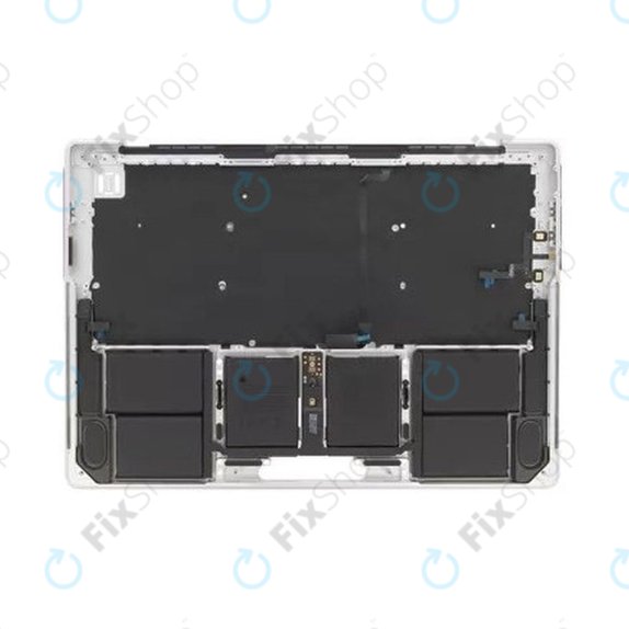 Ramă superioară tastatură pentru MacBook Pro 14", A3185 (2024), cu tastatură US și baterie, Silver, 661-50211, Genuine Apple