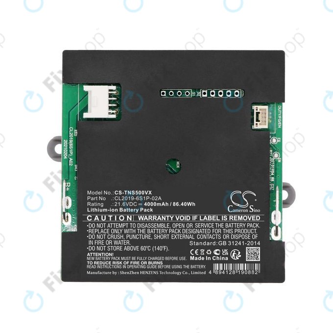 Baterie pentru Tineco iFloor S5, 4000mAh, Li-Ion, 21.6V, CL2019-6S1P-02A, HQ