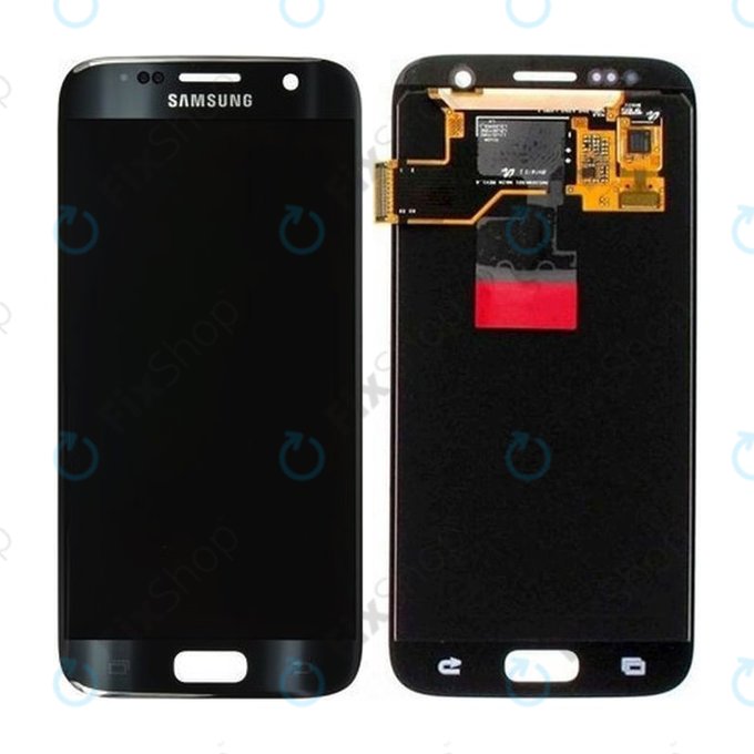 Samsung Galaxy S7 G930F - Ecran LCD + Sticlă Tactilă (Black) - GH97-18523A, GH97-18761A, GH97-18757A Genuine Service Pack
