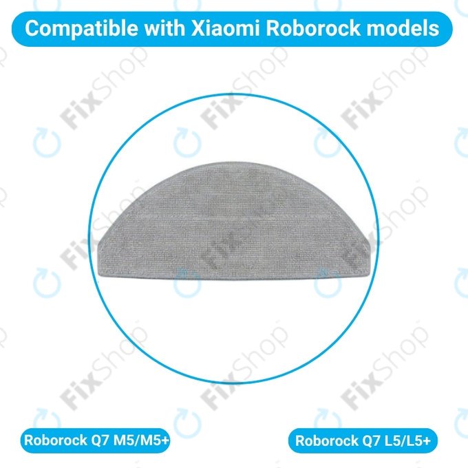 Mop, 2 buc. pentru Xiaomi Roborock Q7 M5, Q7 M5+, Q7 L5, Q7 L5+