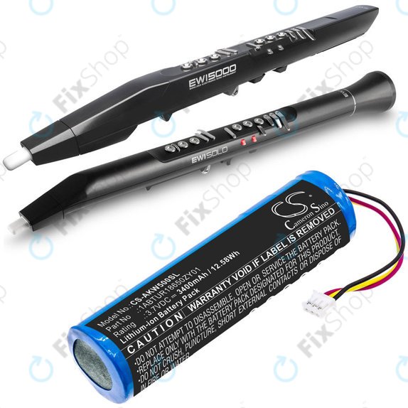 Baterie pentru Akai 5000 Solo, Ewi 5000, 3400mAh, Li-Ion, 3.7V, 1ABTUR18650ZY01, HQ