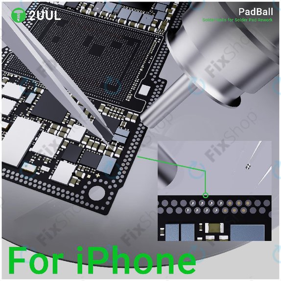 Bile de cositor pre-tăiate pentru iPhone, 2UUL PB01