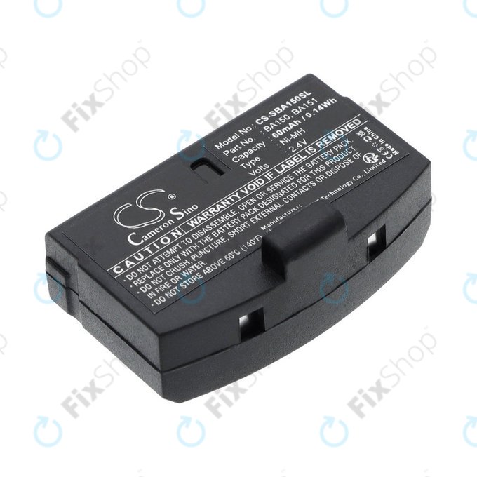 Baterie pentru Sennheiser, 60mAh, Ni-MH, 2.4V, BA150, HQ
