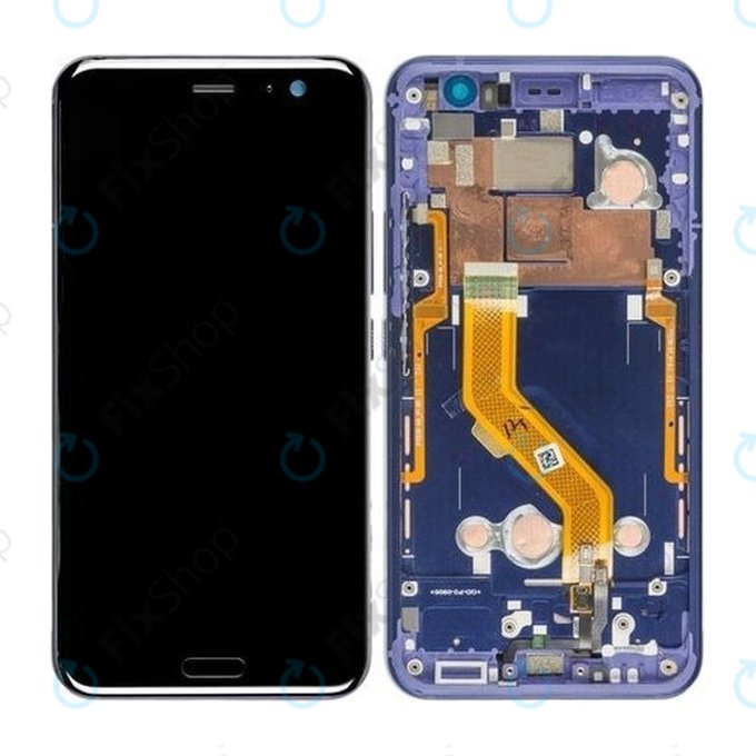 HTC U11 - Ecran LCD + Sticlă Tactilă + Ramă (Blue) TFT