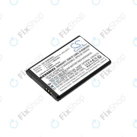 Baterie pentru Yealink W53, W53h, W78h, 900mAh, Li-Ion, 3.7V, W53-BATT, HQ