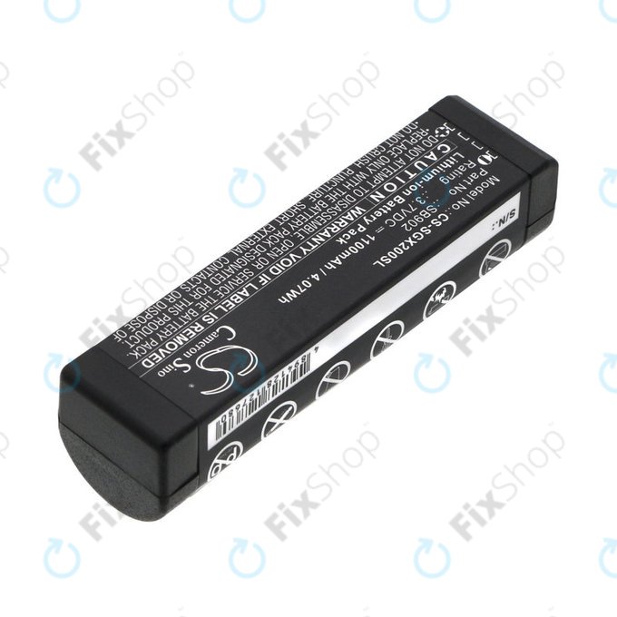 Baterie pentru Shure GLXD1, 2, MXW2, 1100mAh, Li-Ion, 3.7V, SB902, HQ