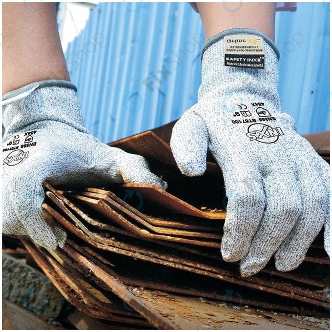 Safety-INXS - Mănuși Rezistente la Tăiere - Model ST57100 (Mărimea L)