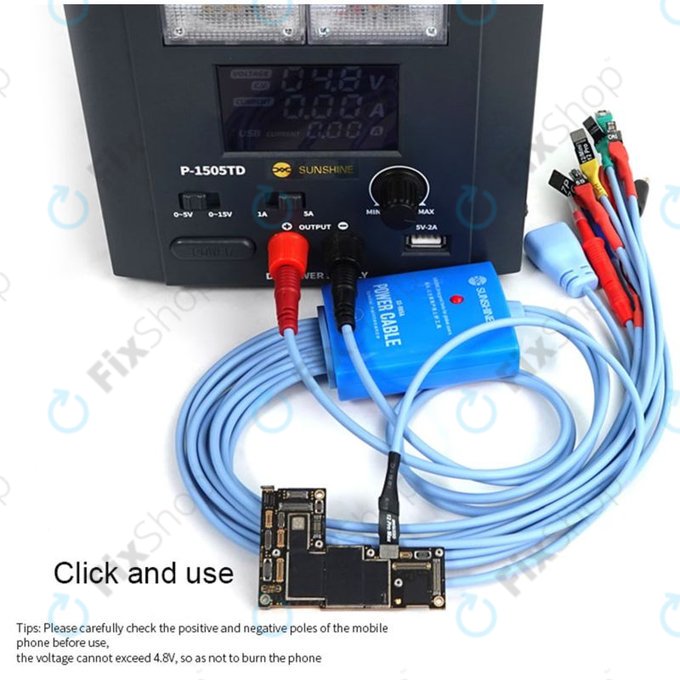 SunShine SS-905A - Set cablurile de alimentare (iPhone 5S - 12 Pro Max, Samsung)