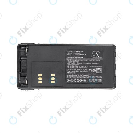 Baterie pentru Motorola MTX, GP, HT, 1800mAh, Li-Ion, 7.4V, HNN9008A, HQ