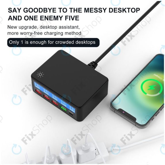 FixPremium - Statie de incarcare USB (USB 2.0, USB 3.0, USB-C)