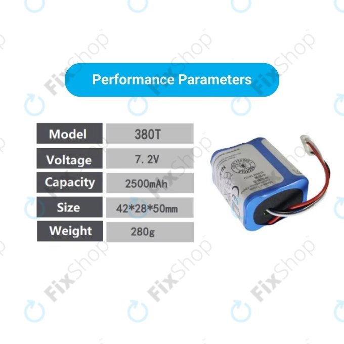 iRobot Braava 2000, 300, 380, 380T, 381, 390, Mint 5200, Mint Plus 5200, Proscenic JOJO Professional - Baterie GPRHC202N026, 4409709, W206001001399 Ni-MH 7.2V 2500mAh