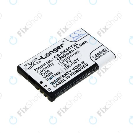 Baterie pentru Nokia 5220, 5630, 6303, 6700, C5, 1200mAh, Li-Ion, 3.7V, BL-5CT, HQ