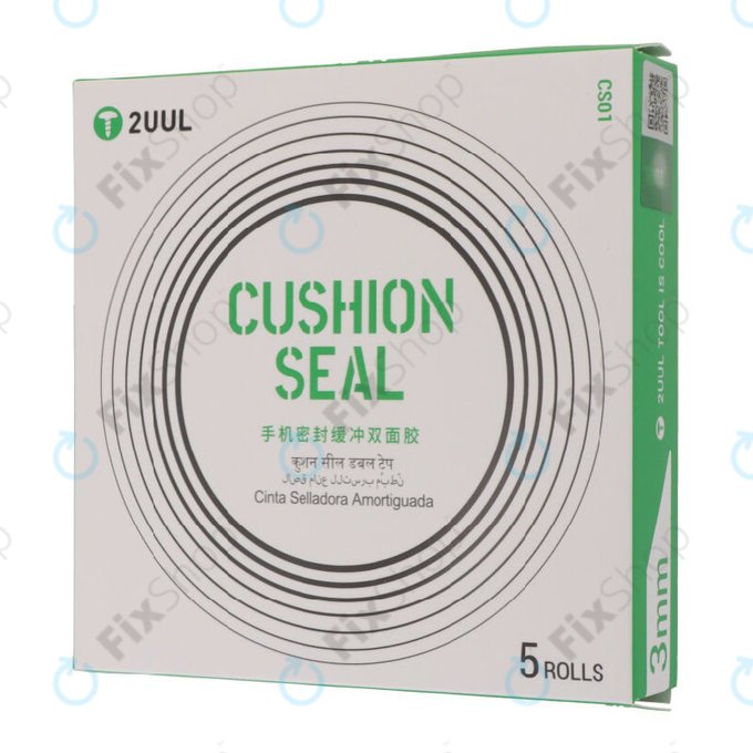 Bandă de etanșare din spumă pentru rama ecranului și sticla spate, 2UUL CS01, (5mm, 3 buc)