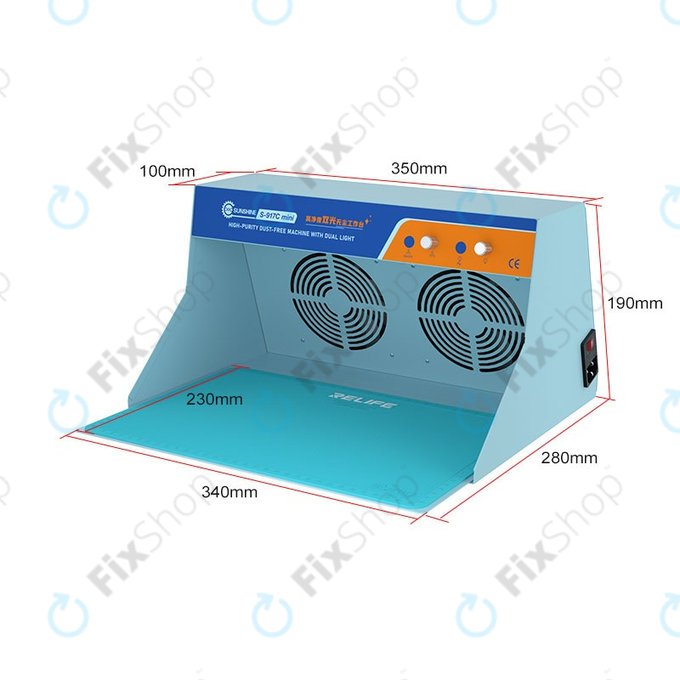 Sunshine SS-917C Mini - Banc de Lucru Fără Praful pentru Reparații