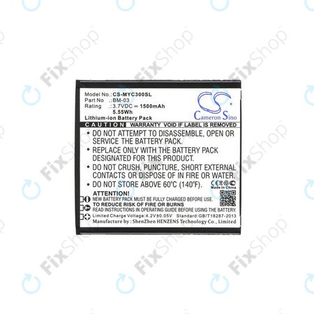 Baterie pentru MyPhone Funky, 1500mAh, Li-Ion, 3.7V, BM-03, HQ
