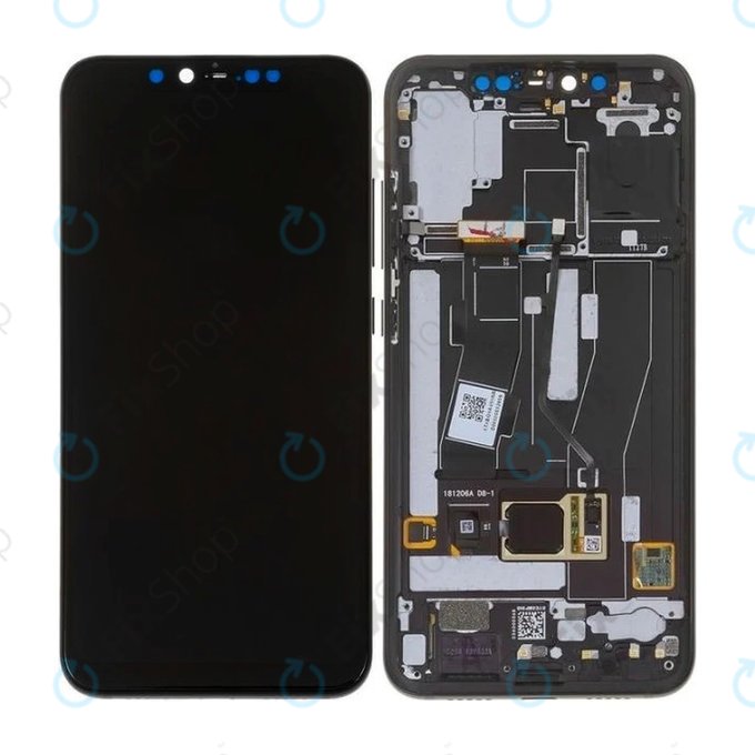 Xiaomi Mi 8 Pro - Ecran LCD + Sticlă Tactilă + Ramă (Black) OLED