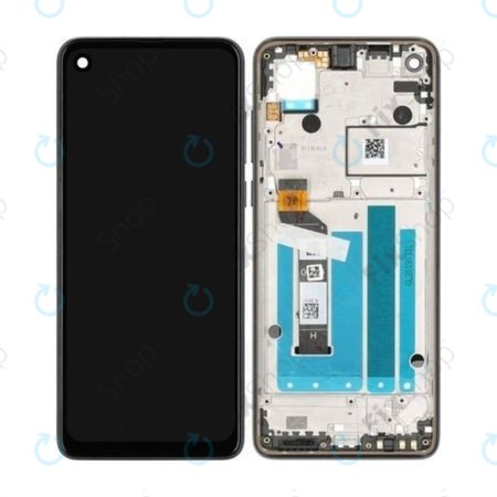 Motorola One Vision - Ecran LCD + Sticlă Tactilă + Ramă (Bronze Gradient) - 5D68C14351 Genuine Service Pack