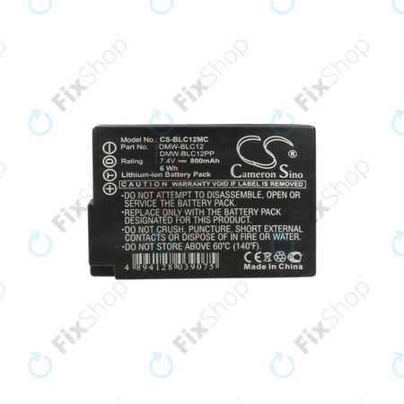 Leica Q, V-Lux 4 - Baterie BP-DC12 Li-Ion 800mAh HQ