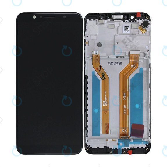 Asus Zenfone Max Pro ZB602KL (X00TD) - Ecran LCD + Sticlă Tactilă + Ramă (Deepsea Black) - 90AX00T1-R20010 Genuine Service Pack