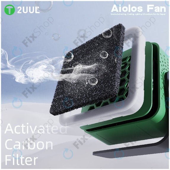Extractor de fum și ventilator de răcire cu iluminare LED, 2UUL DA98