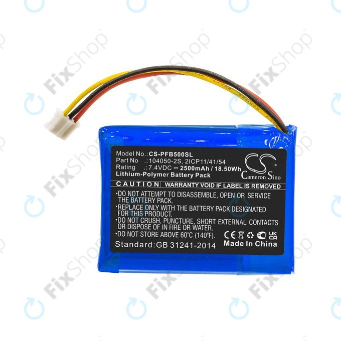 Baterie pentru Philips Fidelio B5/12, Fidelio HTL9100, Fidelio HTL9300, 2500mAh, Li-Pol, 7.4V, 104050-2S, HQ