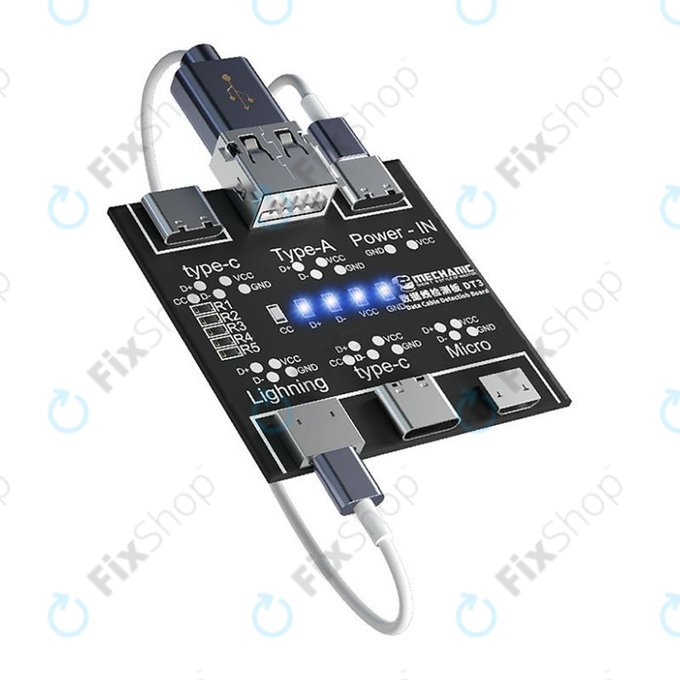 Mechanic DT3 - Cable Tester (Lightning, USB-C, microUSB)