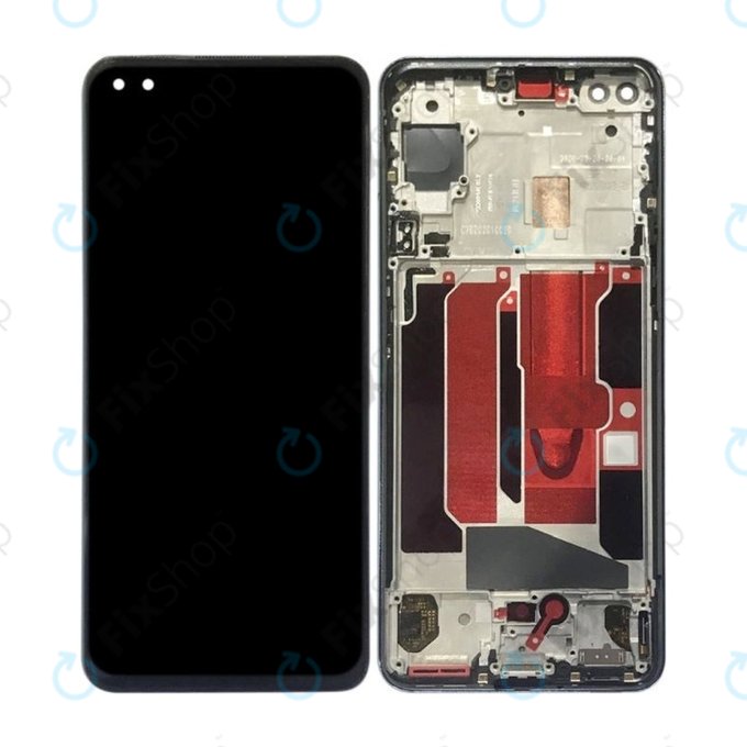 OnePlus Nord - Ecran LCD + Sticlă Tactilă + Ramă (Black) TFT