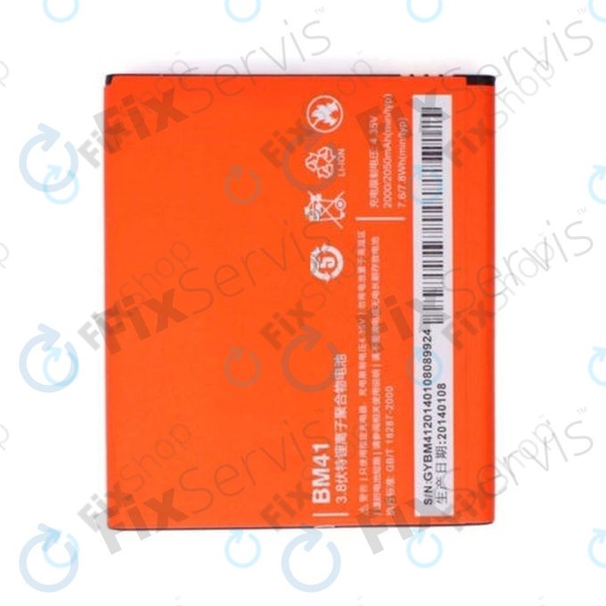 Xiaomi Redmi 1S - Baterie BM41 2050mAh