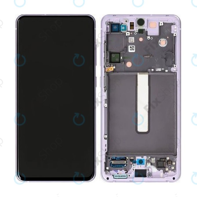 Samsung Galaxy S21 FE G990B - Ecran LCD + Sticlă Tactilă + Ramă (Violet) - GH82-26414D, GH82-26420D, GH82-26590D Genuine Service Pack