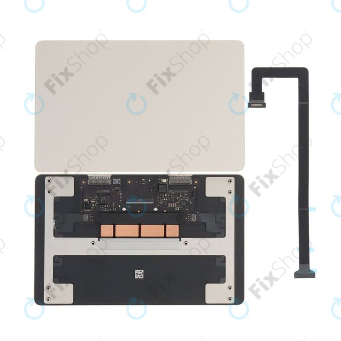 Trackpad complet pentru MacBook Air 13", A3113 (2024), Starlight, 661-40276, Genuine Apple