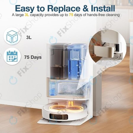 Xiaomi Dreame X40 Ultra, X50 Ultra, L40s Pro Ultra, L40 Ultra, L10s Ultra Gen2, Mova E30 Ultra, Mova V50 Ultra, P60 - Sac de praf