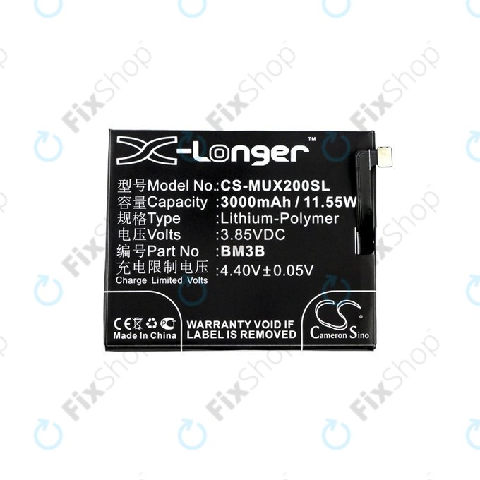 Xiaomi Mi Mix 2, 2S - Baterie BM3B 3000mAh HQ