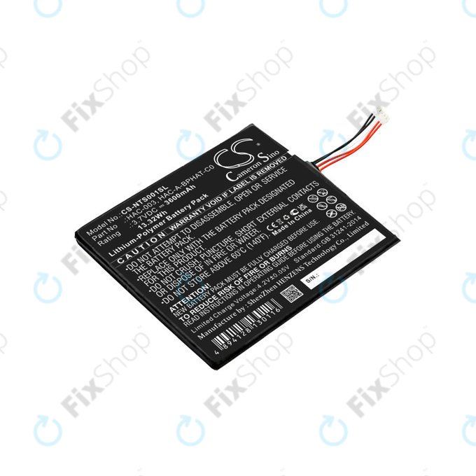 Nintendo Switch - Baterie HAC-003 3600mAh HQ