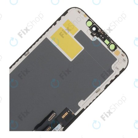 Ecran Soft OLED pentru iPhone 12, 12 Pro - Sticlă Tactilă + Ramă, DIAGNOSTIC