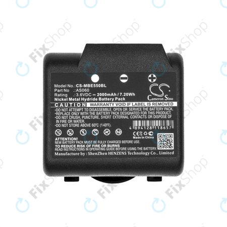 Baterie pentru Imet BE5500, 2000mAh, Ni-MH, 3.6V, AS060, HQ