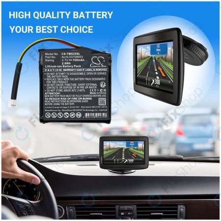 Baterie pentru TomTom Star 20, 700mAh, Li-Ion, 3.7V, ALHL03708003, HQ