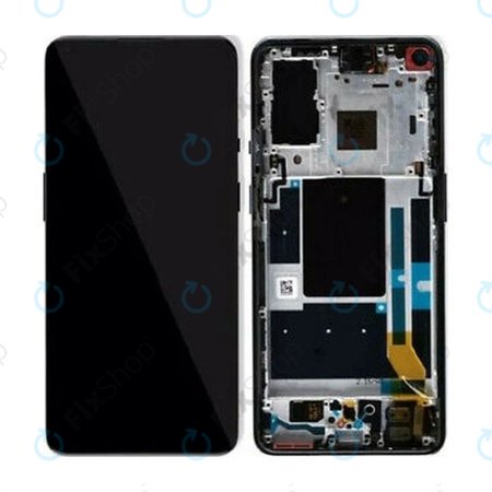 OnePlus 9 - Ecran LCD + Sticlă Tactilă + Ramă (Astral Black) OLED