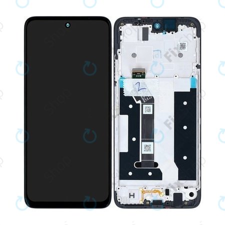 Motorola Moto G35 5G - Ecran LCD + Sticlă Tactilă + Ramă (Black) - 5D68C28856 Genuine Service Pack