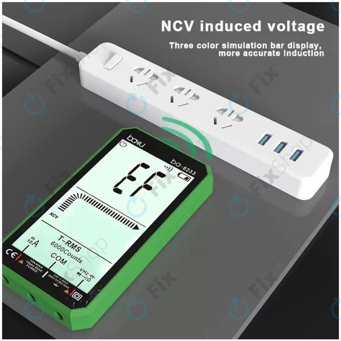 Baku BA-8233 - Multimetru Digital Profesional cu Ecran Tactil