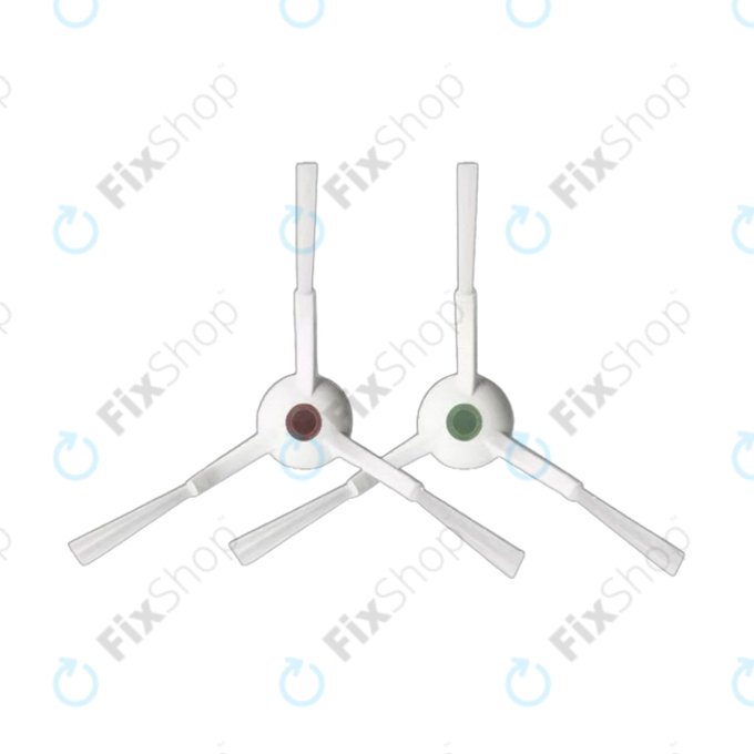 Set de piese de schimb pentru Ecovacs T20, T20 Max, T20 Pro (2x Perie principală, 4x Filter, 4x Perie laterală – albă)