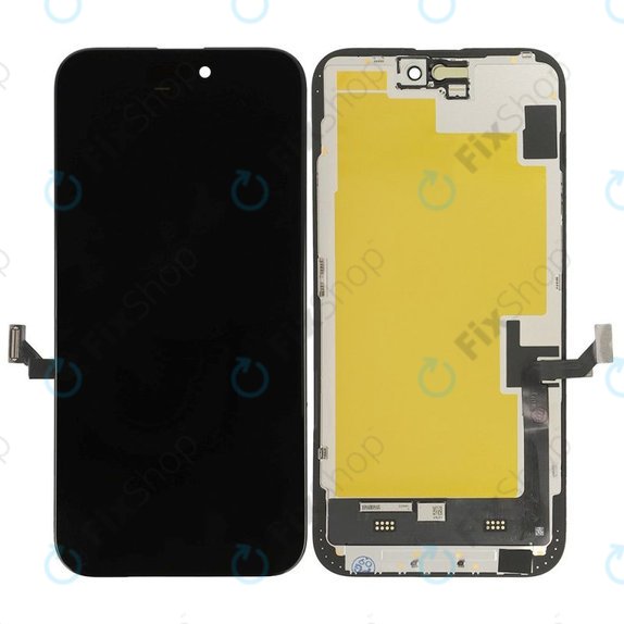 Ecran Soft OLED pentru iPhone 15 Plus, Sticlă tactilă cu ramă, DIAGNOSTIC